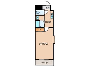 セラフィン西新南の物件間取画像